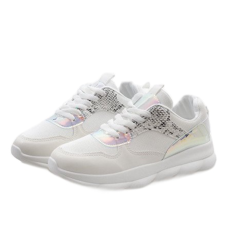 Calzado deportivo blanco de moda W-3097 1 Calzado deportivo blanco de moda W-3097 1