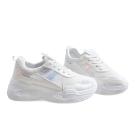 Calzado deportivo blanco de moda LL1743 4