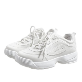 Calzado deportivo blanco de moda LL1713 3