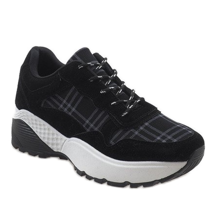 Zapatos deportivos negros de moda 61012 1