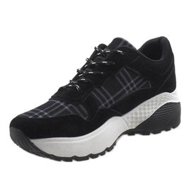 Zapatos deportivos negros de moda 61012 2