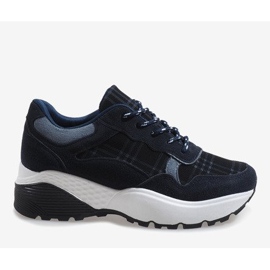 Zapatos deportivos azul marino de moda 61012 2