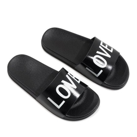 Zapatillas black love 812A negro 2