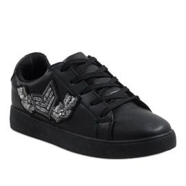 Zapatillas negras BA71 negro 1 Zapatillas negras BA71 negro 1