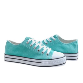 Zapatillas de menta en la plataforma B72B-11 verde 4