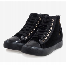 Zapatillas altas negras JX-95 negro 5