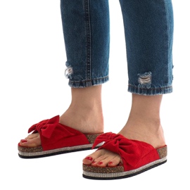 Zapatillas rojas con lazo N-33 rojo 1 Zapatillas rojas con lazo N-33 rojo 1