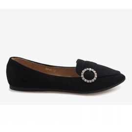 Mocasines bailarina DY-01 negros 2