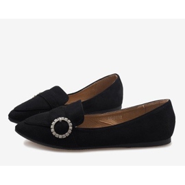 Mocasines bailarina DY-01 negros 5