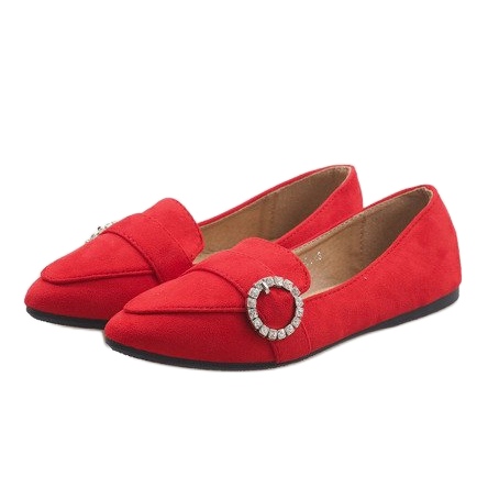 Mocasines rojos DY-01 bailarina 1