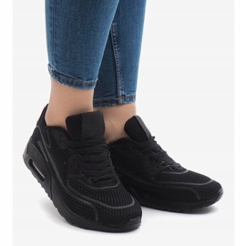 Zapatillas deportivas negras Z2014-7 negro 2