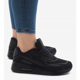 Zapatillas deportivas negras Z2014-7 negro 4