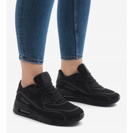 Zapatillas deportivas negras Z2014-7 negro 3