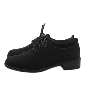 Zapatos de jazz negros, zapatos de ante C-7183 3