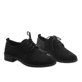 Zapatos de jazz negros, zapatos de ante C-7183 4
