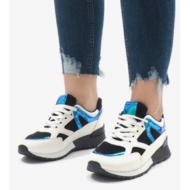 Zapatillas negras zapatillas deportivas de moda 2018-12. blanco negro 1