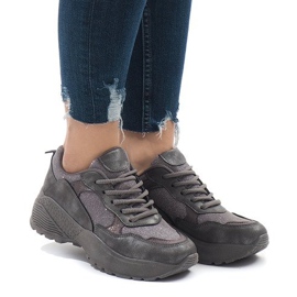 Zapatillas deportivas grises BY-080 1 Zapatillas deportivas grises BY-080 1