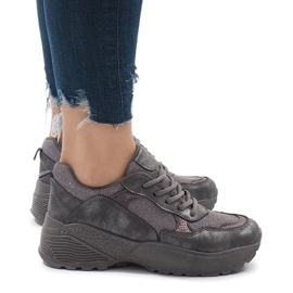 Zapatillas deportivas grises BY-080 2