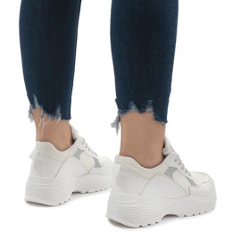 Zapatillas deportivas blancas BY-080 blanco 3