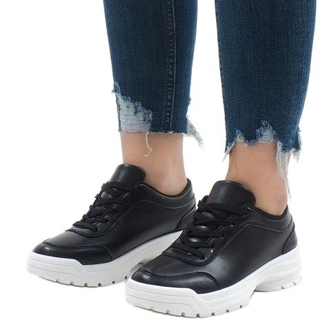 Zapatilla deportiva negra 6255 negro 1