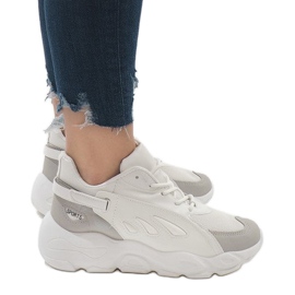 Zapatos deportivos blancos de moda 9115 3