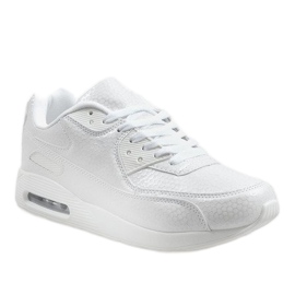 Zapatillas deportivas de hombre blancas HY-1607 blanco 1