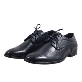 Zapatos azul marino elegantes D181502B 3