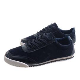 Zapatillas de hombre azul marino JX-22 negro 3