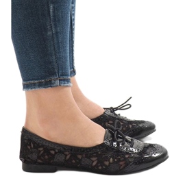 Zapatillas HC236 de encaje negro 2
