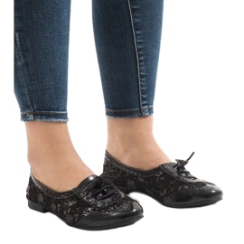 Zapatillas HC236 de encaje negro 1