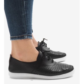 Zapatillas negras caladas HR61116 negro 1 Zapatillas negras caladas HR61116 negro 1