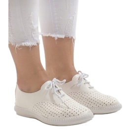 Zapatillas blancas caladas HR61116 blanco 1