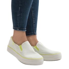 Zapatillas blancas plataforma GF-41 blanco 2