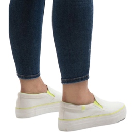 Zapatillas blancas plataforma GF-41 blanco 3