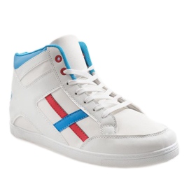 Zapatillas deportivas de hombre blancas HY-1607 blanco multicolor 1