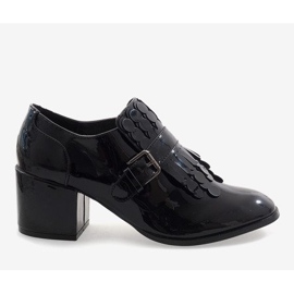 Botines de tacón lacado negro PZY-02 2 Botines de tacón lacado negro PZY-02 2