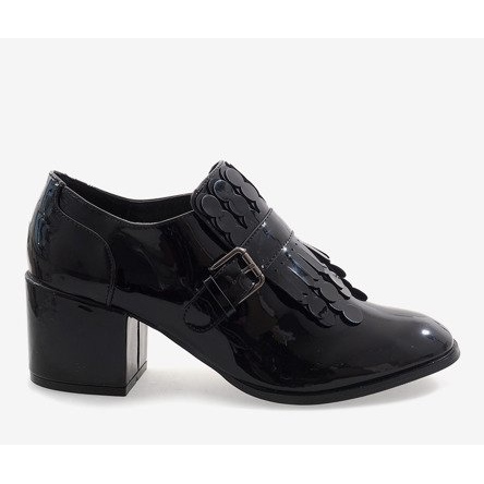 Botines de tacón lacado negro PZY-02 2 Botines de tacón lacado negro PZY-02 2