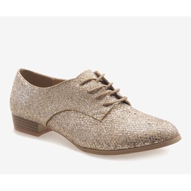 Zapatos con cordones Gold G086 dorado 1