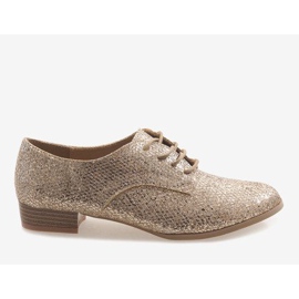 Zapatos con cordones Gold G086 dorado 2