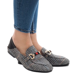 Mocasines bailarina YJX003 negros 3