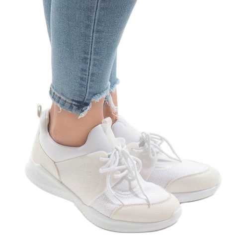 Zapatillas deportivas blancas BY-069 blanco 1