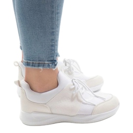 Zapatillas deportivas blancas BY-069 blanco 2