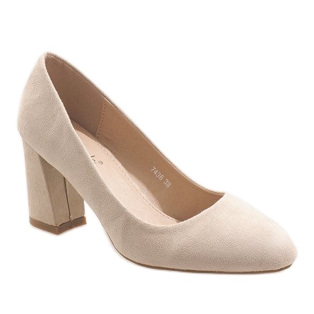 Tacones beige 7436 1 Tacones beige 7436 1