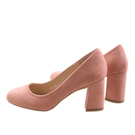 Salón rosa de tacón 7436 rosado 5