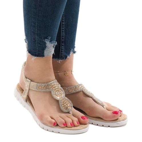 Sandalias adornos dorados S11 1