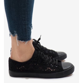 Zapatillas RL-673 de encaje negro 3