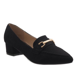 Tacones altos ante negro 7078-P 1