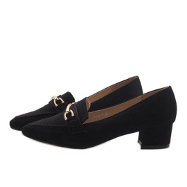 Tacones altos ante negro 7078-P 3