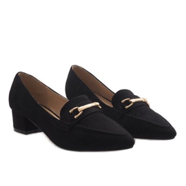 Tacones altos ante negro 7078-P 4