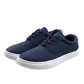 Zapatillas de hombre azul marino QF-10 2